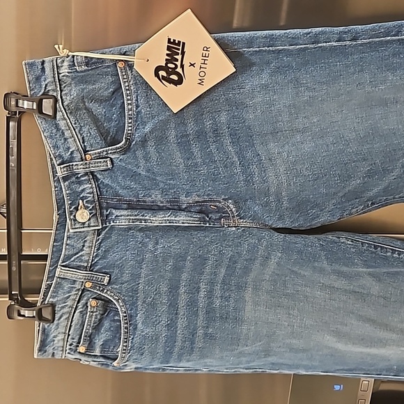 💕BOWIE x MOTHER💕 The Rambler Zip Ankle Jeans ~ Under Pressure 31 NWT - Picture 13 of 16